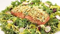 The Cheesecake Factory's Almond-Crusted Salmon Salad The Cheesecake Factory's Almond-Crusted Salmon Salad