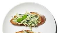 Zucchini Crostini With Ricotta and Mint Zucchini Crostini With Ricotta and Mint