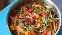 Chicken Sausage and Peppers Chicken Sausage and Peppers