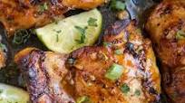 Asian Baked Boneless Chicken Thighs Asian Baked Boneless Chicken Thighs