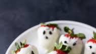 Chocolate Covered Strawberry Ghosts Chocolate Covered Strawberry Ghosts