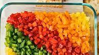 Rainbow Pepper Hummus Dip Rainbow Pepper Hummus Dip