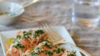 Slow-Roasted Salmon with French Herb Salsa Slow-Roasted Salmon with French Herb Salsa