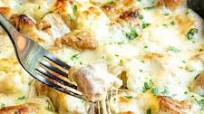 Keto Chicken Alfredo Casserole Keto Chicken Alfredo Casserole