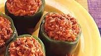 Simple Stuffed Green Peppers Simple Stuffed Green Peppers