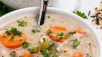 Creamy Crockpot Chicken Wild Rice Soup Creamy Crockpot Chicken Wild Rice Soup