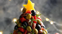 Antipasto Cheese Ball Christmas Tree Antipasto Cheese Ball Christmas Tree