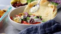 Sheet Pan Chicken Pitas with Tzatziki Sheet Pan Chicken Pitas with Tzatziki