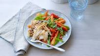 Soy and mirin cod with stir fry Soy and mirin cod with stir fry