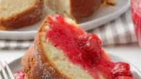 Lemon Rhubarb Tube Cake Lemon Rhubarb Tube Cake