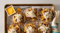 Double-Crunch Chili Cheese Tostadas Double-Crunch Chili Cheese Tostadas