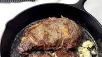 Pan-Seared Ribeye with Garlic Butter Pan-Seared Ribeye with Garlic Butter