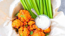 Air Fried Buffalo Cauliflower: Paleo, Whole30 & Low Carb Air Fried Buffalo Cauliflower: Paleo, Whole30 & Low Carb