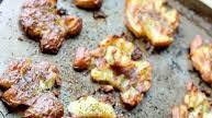 The BEST EVER Salty Herbed Smashed Red Potatoes The BEST EVER Salty Herbed Smashed Red Potatoes