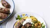 Beef koftas with herb couscous