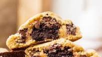 Brownie Stuffed Chocolate Chip Cookies Brownie Stuffed Chocolate Chip Cookies
