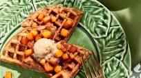 Gingerbread Waffles with Caramelized Squash Gingerbread Waffles with Caramelized Squash