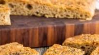 Parmesan Herb Sprouted Wheat Focaccia Parmesan Herb Sprouted Wheat Focaccia