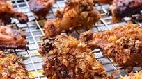 Crispy Potato Chip Coated Tikka Masala Chicken Wings Crispy Potato Chip Coated Tikka Masala Chicken Wings