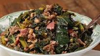 Black-Eyed Peas & Collard Greens with Ground Beef Black-Eyed Peas & Collard Greens with Ground Beef
