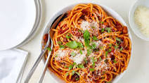 Bucatini all'Amatriciana Bucatini all'Amatriciana