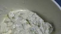 Tzatziki sour cheese dip Tzatziki sour cheese dip