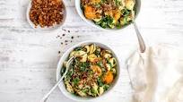 Roasted Garlic Caesar Kale Pasta Salad Roasted Garlic Caesar Kale Pasta Salad