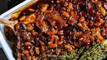 Pork Belly Bourbon Baked Beans Pork Belly Bourbon Baked Beans