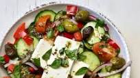 Greek Salad with Homemade Vinaigrette Greek Salad with Homemade Vinaigrette