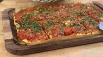 Utica Tomato Pie Made In a Sheet Pan Utica Tomato Pie Made In a Sheet Pan