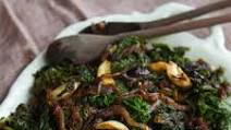 Recipe: Slow-Cooked Kale with Smashed Garlic & Red Onions Recipe: Slow-Cooked Kale with Smashed Garlic & Red Onions