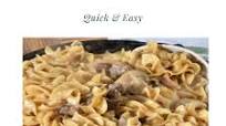 Quick and Easy Beef and Noodles Quick and Easy Beef and Noodles