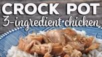 3 Ingredient Crock Pot Chicken 3 Ingredient Crock Pot Chicken