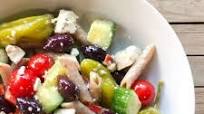 Loaded Vegetable Greek Pasta Salad with Feta Cheese Loaded Vegetable Greek Pasta Salad with Feta Cheese