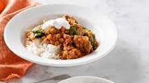 Slow-cooked lamb and spinach curry Slow-cooked lamb and spinach curry