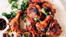 Oven-Baked Honey BBQ Chicken Legs Oven-Baked Honey BBQ Chicken Legs