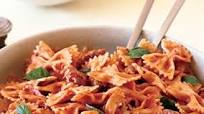 Farfalle with Sausage, Tomatoes, and Cream Farfalle with Sausage, Tomatoes, and Cream