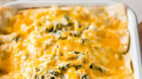 Sue Sue's Creamy Chicken and Spinach Enchiladas Sue Sue's Creamy Chicken and Spinach Enchiladas