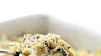 Spinach and Artichoke Pasta Alfredo Casserole Spinach and Artichoke Pasta Alfredo Casserole