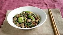 Stir-Fried Pork and Vegetables in Black Bean Sauce Stir-Fried Pork and Vegetables in Black Bean Sauce