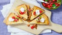 Chicken Pineapple Quesadillas with Pico de Gallo & Southwest Spice Chicken Pineapple Quesadillas with Pico de Gallo & Southwest Spice