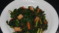 Pan Wilted Kale and Rainbow Swiss Chard Pan Wilted Kale and Rainbow Swiss Chard