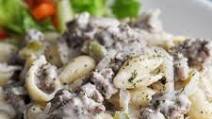 Philly Cheesesteak Casserole with Ground Beef Philly Cheesesteak Casserole with Ground Beef