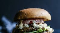 Crab Topped Cajun Burger with Pimento Cheese Gravy Crab Topped Cajun Burger with Pimento Cheese Gravy