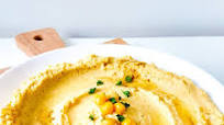 Hummus from dried chickpeas Hummus from dried chickpeas