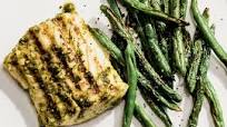 Grilled Pesto Cod With Green Beans Grilled Pesto Cod With Green Beans