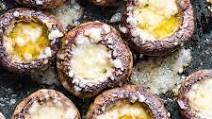Parmesan Mushroom Appetizers {2 Ingredients!} Parmesan Mushroom Appetizers {2 Ingredients!}