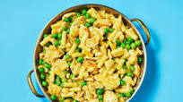 Chicken Tikka Mac 'n' Cheese with Green Peas Chicken Tikka Mac 'n' Cheese with Green Peas