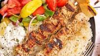 Pork Souvlaki with Lemon Rice Recipe Pork Souvlaki with Lemon Rice Recipe