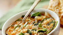 Savory Bean Spinach Soup Savory Bean Spinach Soup